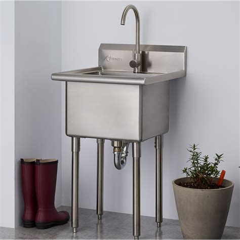 laundry utility sink freestanding